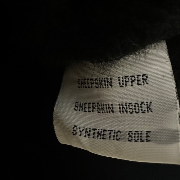 Very Good Tall Sheepskin Boots SZ 8 - Picture 10 of 10